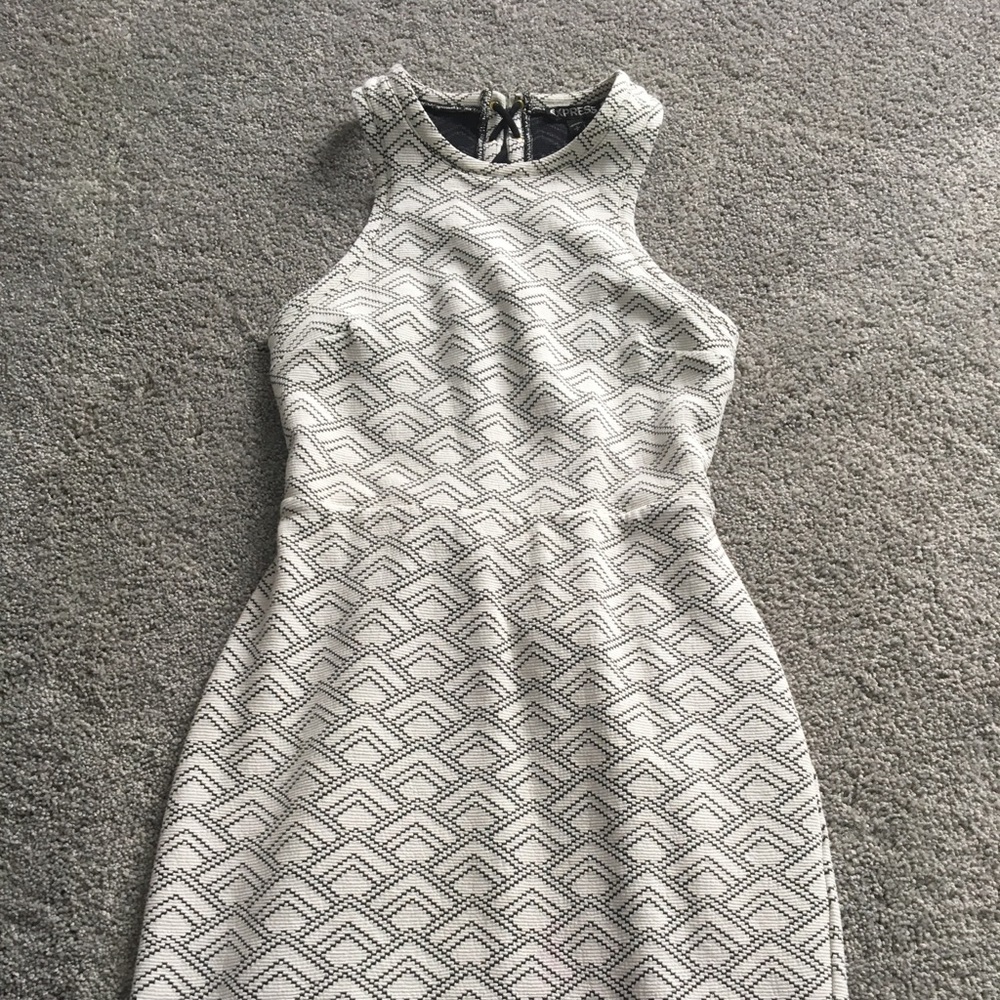Express bodycon lace up dress